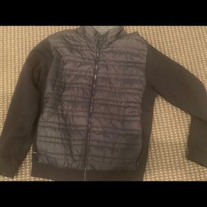 Mens Z Zegna Black Coat Size L Like New